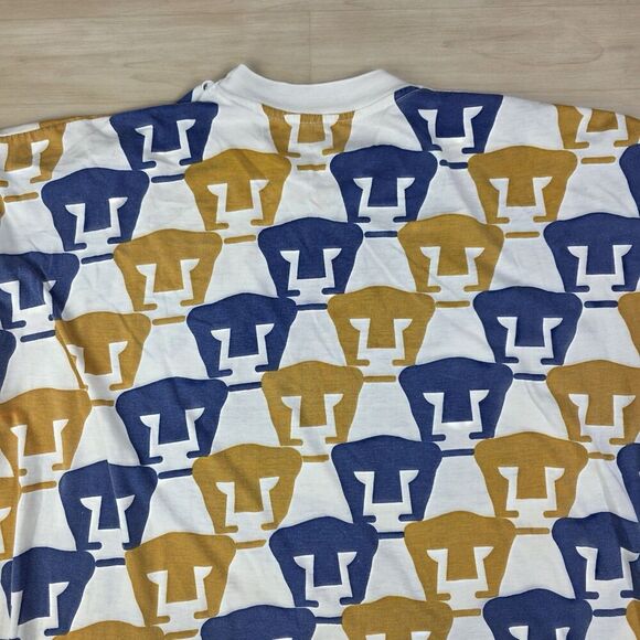Vintage Pumas UNAM Mexico Soccer Football Single Stitch AOP Shirt Size Large - Picture 12 of 13